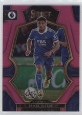 2022 Panini Select Premier League Mezzanine Pink Prizm 33/99 James Justin 11nt