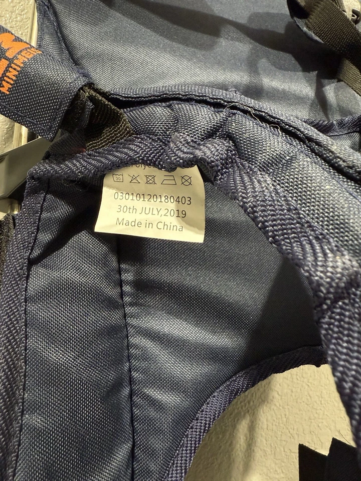 Minimeis складной ребенка плеча рюкзак перевозчик синий легкий вес - Изображение 4 из 4