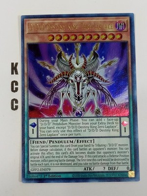 Yu-Gi-Oh! 1st Edition GFP2-EN079 D/D/D Destiny King Zero Laplace Holo