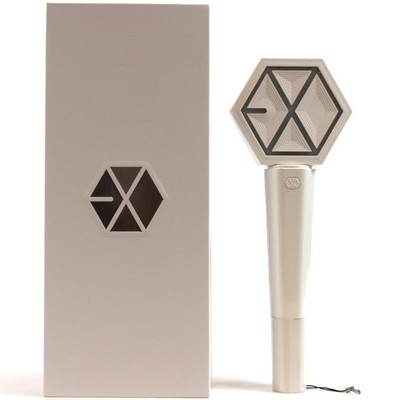 Exo Official Light Stick Ver. 2 + Sehun Strap White Lightstick