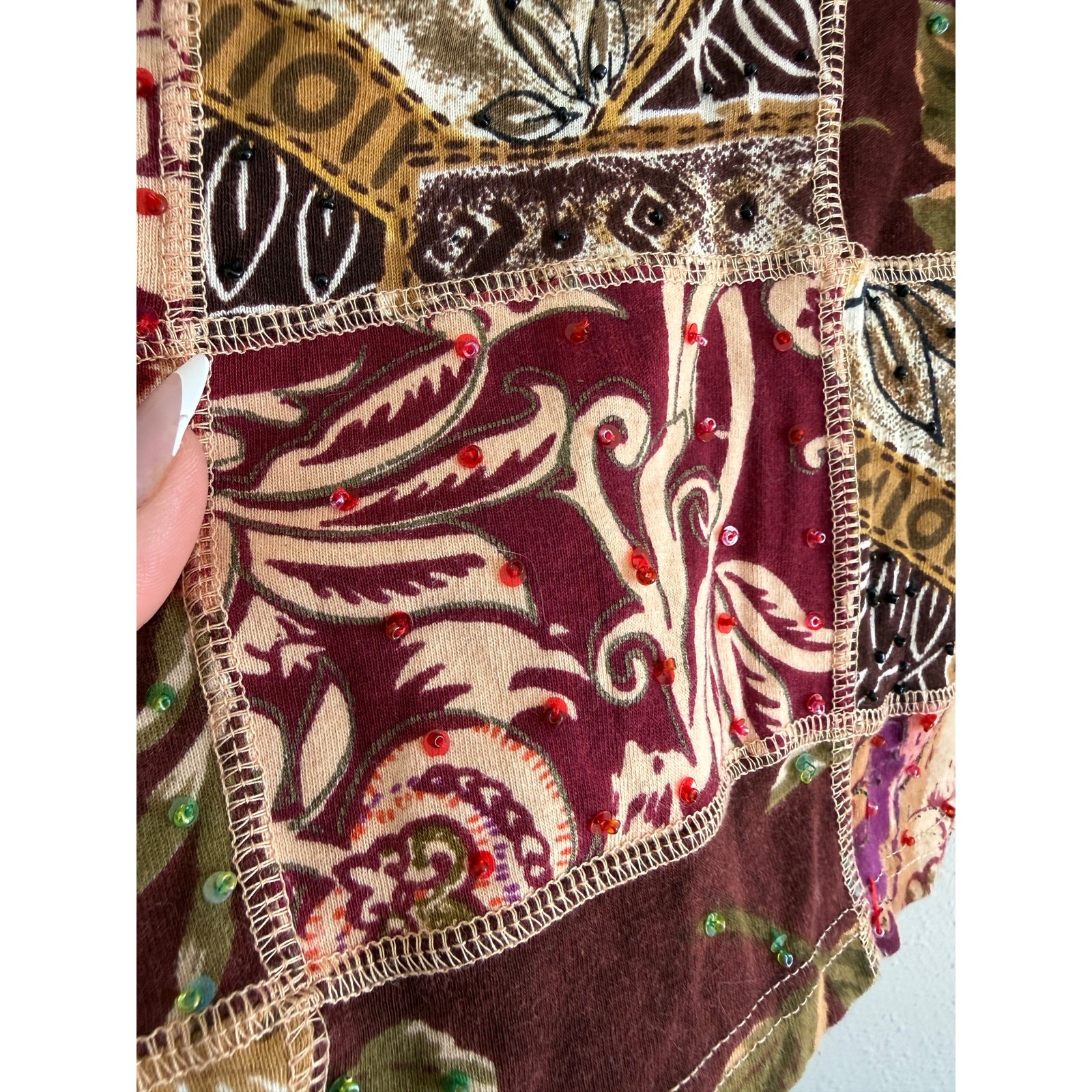 90s Patchwork Graphic Tee - image 7