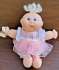 Mattel Cabbage Patch Kid Doll  CPK soft toy PINK OUTFIT * VINTAGE 1995