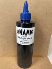 Dynamic Triple Black Tattoo Ink Bottle 8oz