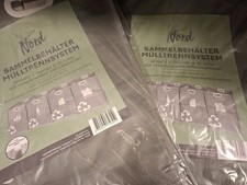 Wertstoffsammler 4Taschen je 60Liter 60x35x35cm Sammelbehälter  abwaschbar neu