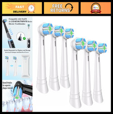 Replacement Brush Heads for Oral B iO Series 2-10 Electric Toothbrush - 6 Pack,