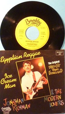 JONATHAN RICHMAN & THE MODERN LOVERS - EGYPTAIN REGGAE / ICE CREAM MAN - USED