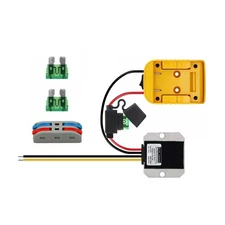 100W Step Down Converter for DeWalt 20V DCB205 Power Wheels Battery Adapter DC