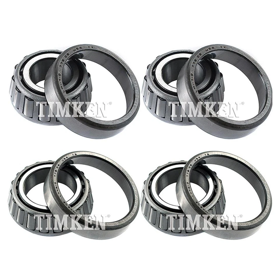 Conjunto de corrida e rolamento de roda dianteira 4X Timken para Isuzu I-Mark 1982 1981 - Imagem 2 de 4