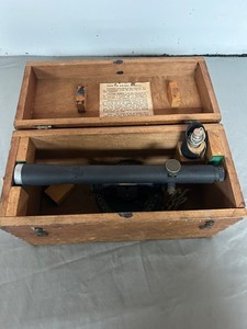Pre-Owned Berger Transit Level Collectable Surveying Instrument In Original Box