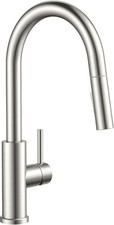 FORIOUS Kitchen Faucet w/Pull Down Sprayer, Brushed Nickel, 1-Hole