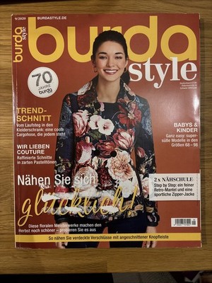 Burda Style 09/2020 mit unbenutztem Schnittmuster!! Nähen Sie sich glücklich!