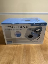Professional Airbrush Spray Booth With 3 Led Light Turn Table Large Capacity ...