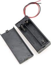 2 AA Battery Holder with Switch ON OFF 1.5V AA Battery Storage Box