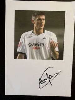 Owain Tudor Jones / Swansea City Fc Signed Picture