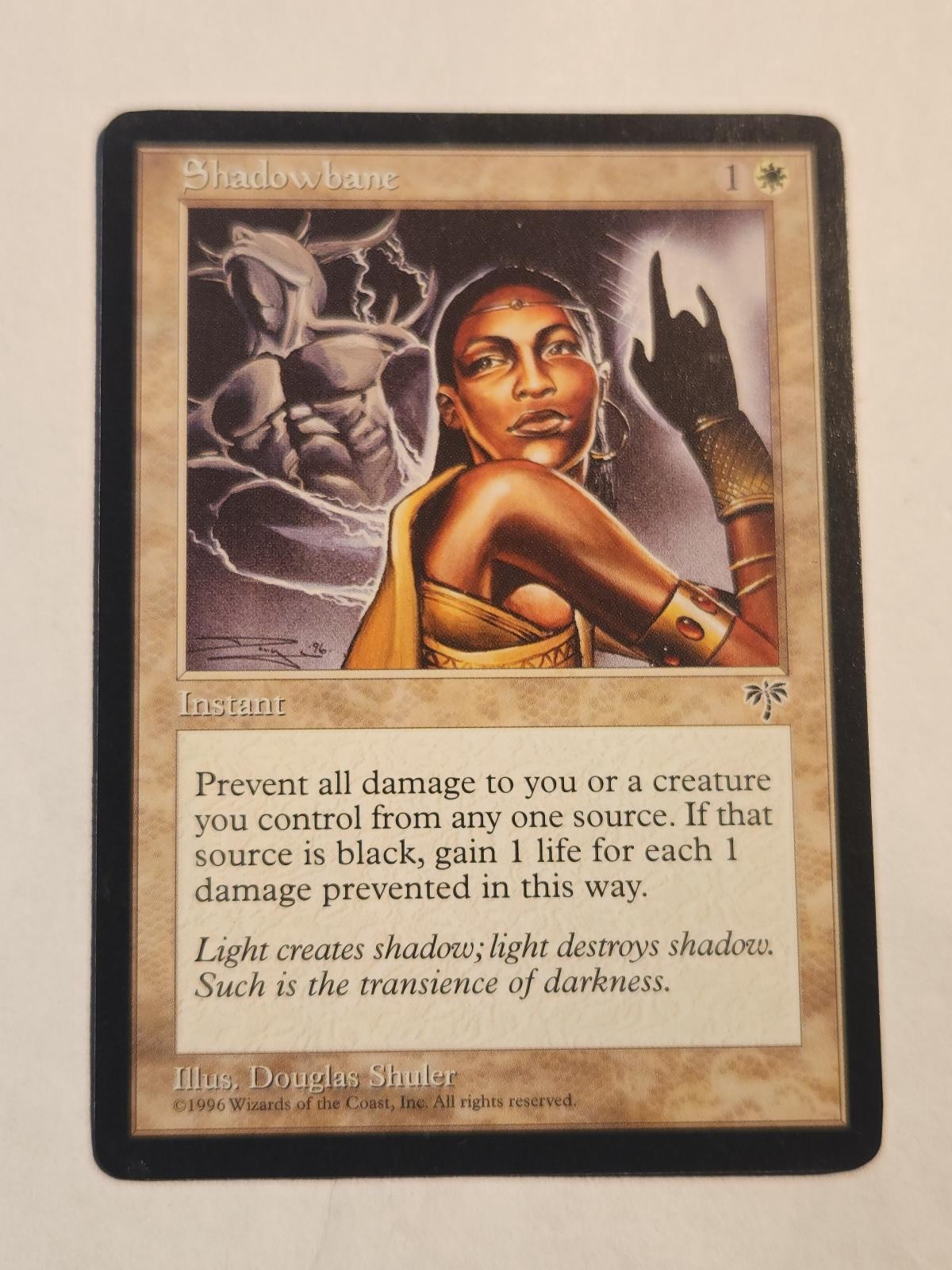 Shadowbane Mirage Magic: The Gathering Uncommon MP