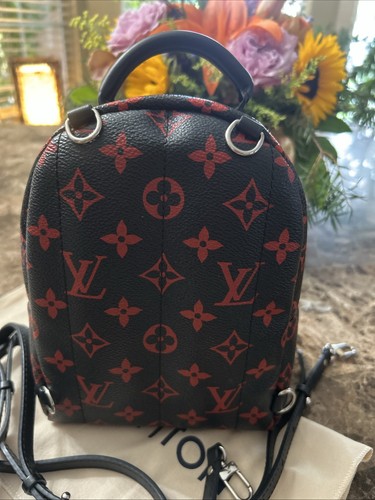 Louis Vuitton Palm Springs Backpack Limited Edition Monogram Infrarouge Mini - Picture 4 of 12