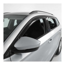 Windabweiser Regenabweiser für Skoda Karoq 2017-2026 Dunkel Acryl 4tlg