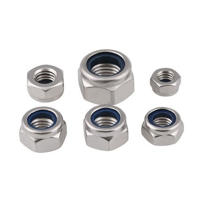 50x M4 Diar 4mm Stainless Steel   Insert Locking Nut Screw Lock   Nuts U15 @zx