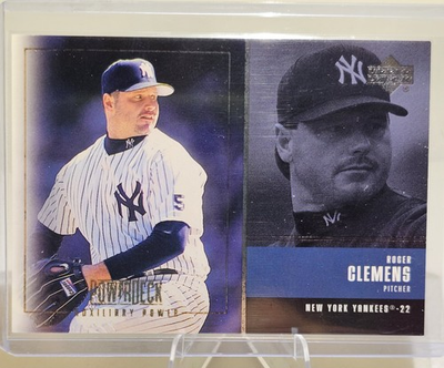 #ad #ad Roger Clemens #AUX 10 1999 Upper Deck PowerDeck Auxiliary Power NY Yankees $1.39