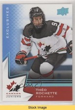 2020-21 Upper Deck Team Canada Juniors Blue Theo Rochette #71 READ 3a3