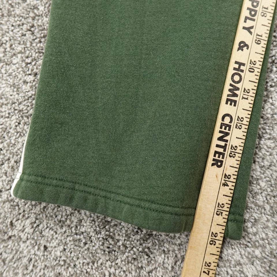 VTG Abercrombie Fitch Pants Womens M Green Pull On Jogger Sweatpants 90s Y2K USA - Image 3 of 4