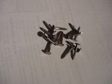  40 FOURTY WESTERN BOOT TOE TIP, HEEL, AND HEEL GUARD SILVER NAILS