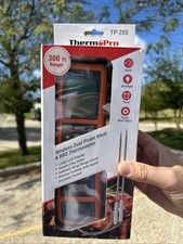 Used Therm Pro Remote Food Thermometer Orange TP-20 Meat Settings No-Probes