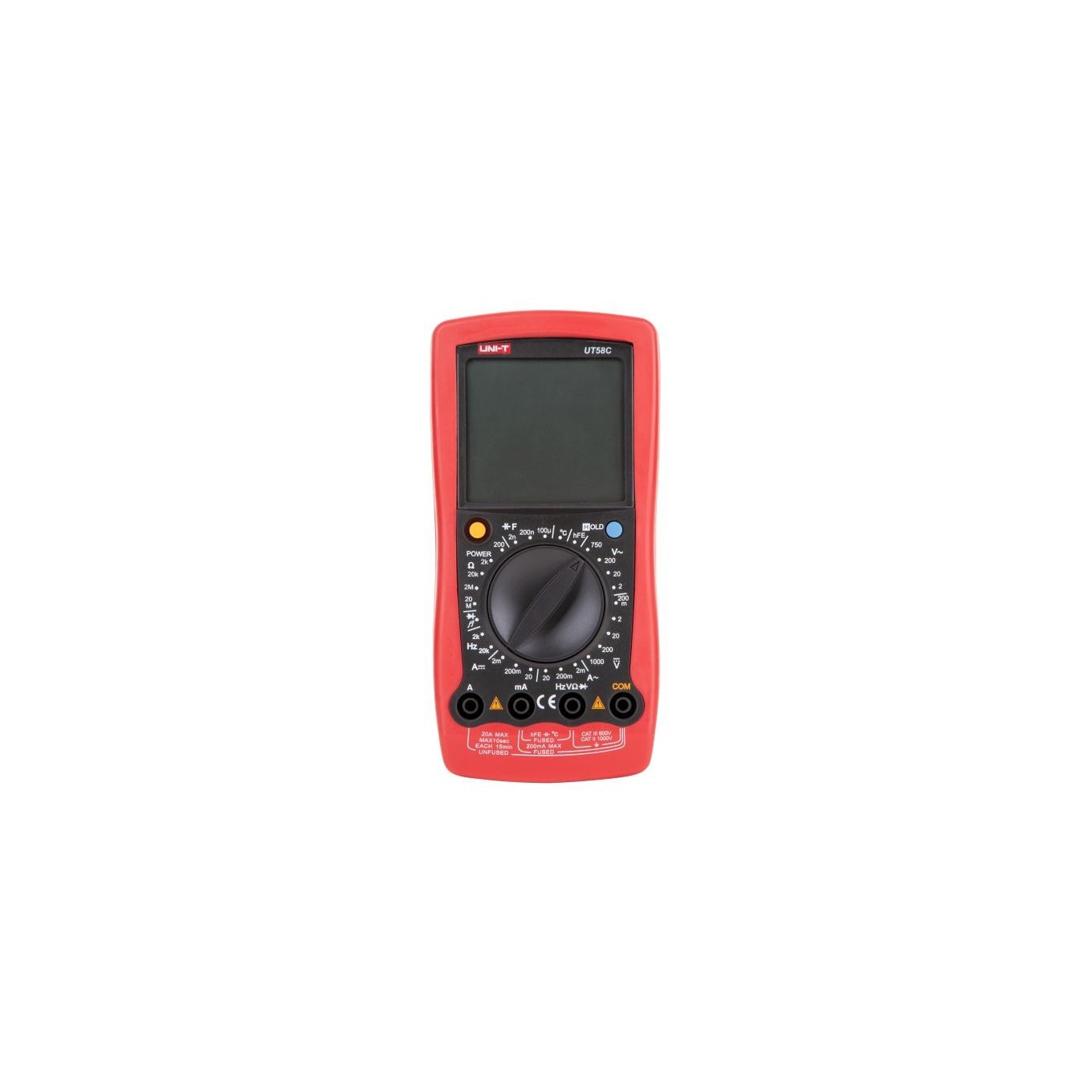 Uni-T Chiaro/Chiara Multimetro, Multimetro Universale Ut58c (Multimetro Portatile) - Immagine 2
