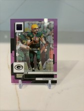 2022 Panini Clearly Donruss - Aaron Rodgers #18 Purple /175