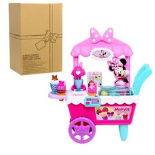 Disney Junior Minnie Mouse Sweets  Treats Ice Cream Cart Large, Multicolor