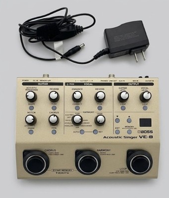 Boss VE-8 Acoustic Singer Multi-Effects Pedal