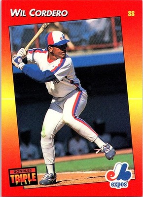Wil Cordero 1992 Triple Play #179 Montreal Expos
