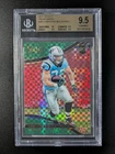 2017 Panini Select CHRISTIAN MCCAFFREY 3/5 RC Green Field Level #281 BGS 9.5