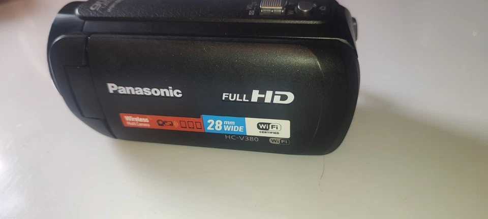 Panasonic HC-V380 Full HD Camcorder Built In Wireless Video Camera + New Battery - Image 4 of 4