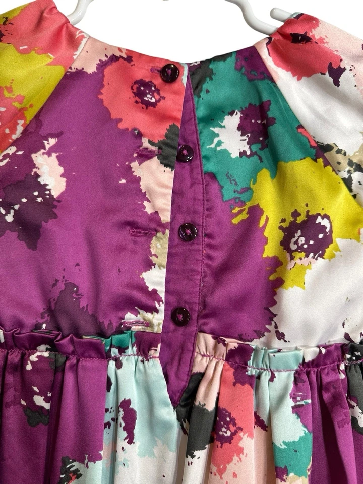 cherokee toddler girls floral flowers sleeveless dress size 4T - Image 4 of 4