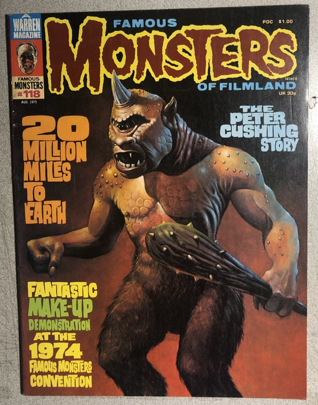 FAMOUS MONSTERS OF FILMLAND #118 (1975) Warren Publications VF-