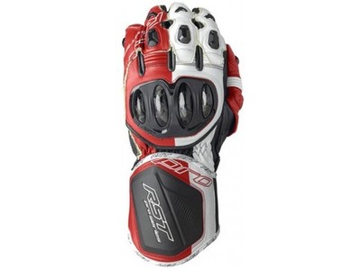 RST Pro Series GP D3O Motorradhandschuhe (weiß / rot) Gr: M