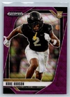 2025 Panini Prizm Draft Picks Football Purple Wave Kobe Hudson #136