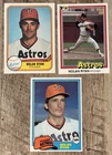 1981 Nolan Ryan (3) Vintage Card lot All NM-Topps #240-Donruss #260- Fleer #57