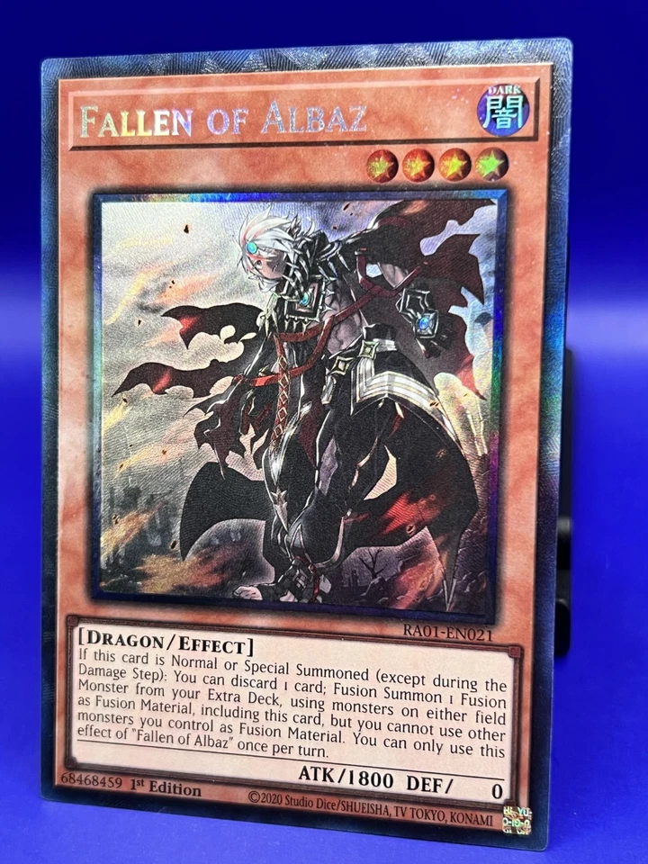 YuGiOh Fallen of Albaz RA01-EN021 1st Ed Prismatic Collectors Rare NM - Image 2 of 4