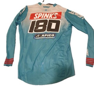 Josh Spinks Race Worn Signed MX Jersey Motocross