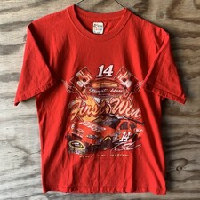 Vintage 2009 Y2K NASCAR Stewart Haas #14 Chase Authentics T-Shirt Size M Red