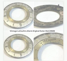Vintage LeCoultre Original Alarm Dial 28MM