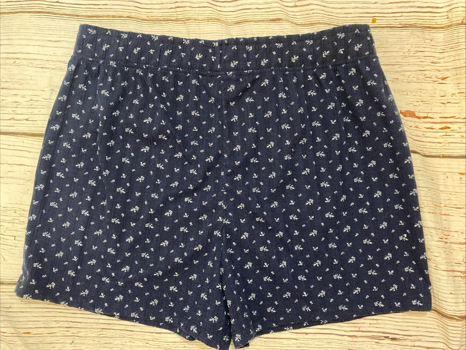 Pantalones Cortos Mujer Florales Mujer’s Pull On Cintura Elástica Elastizados Talla L Foto 4 de 4