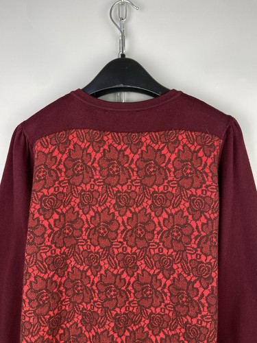 Max Mara Weekend Cotton Floral Button Casual Cardigan Sweater Size S - Picture 11 of 17