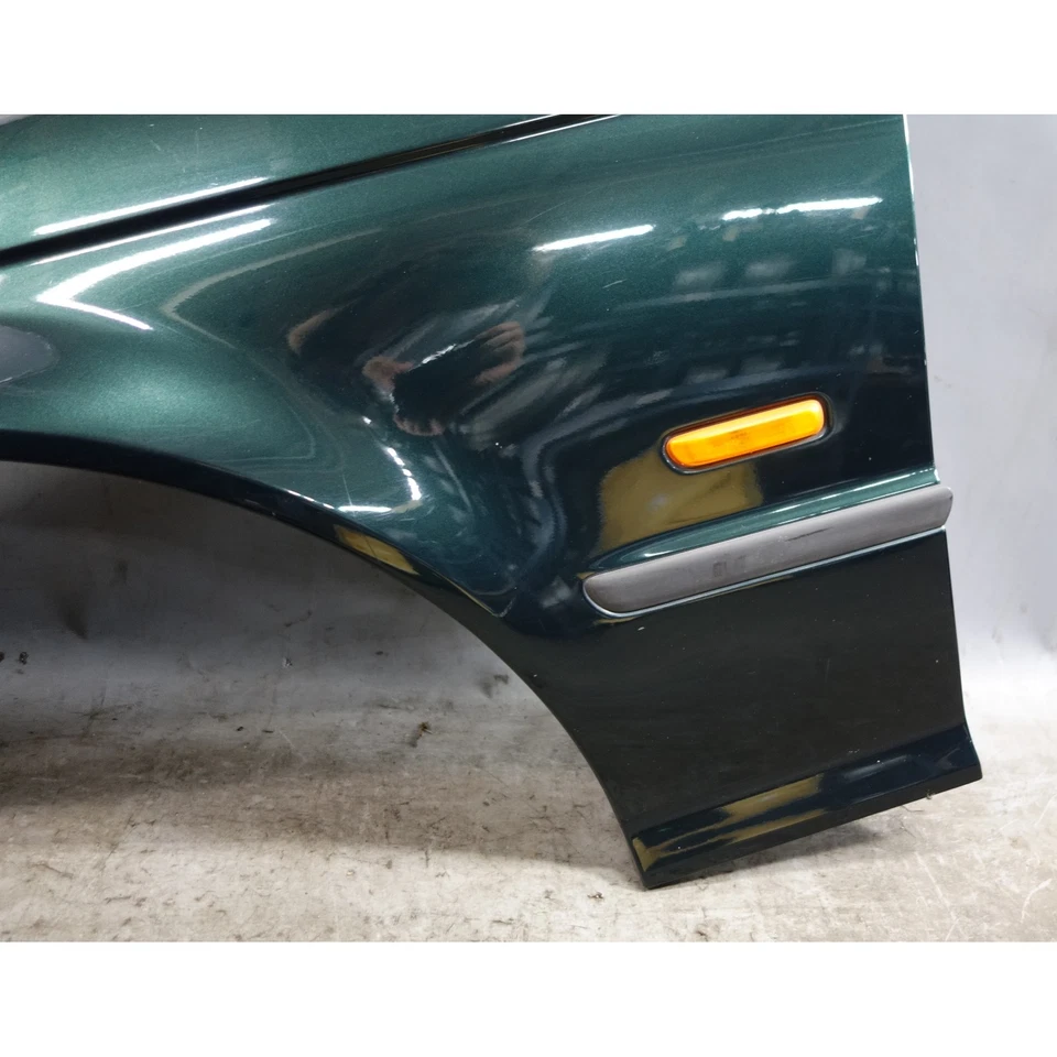 Panel guardabarros delantero izquierdo BMW E46 99-01 serie 3 4 puertas verde Oxford OEM dañado Foto 4 de 4