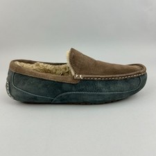UGG Shoes Size EU42 UK8 Ascot Moccasin Warm Lined Suede Slip On Casual Slippers