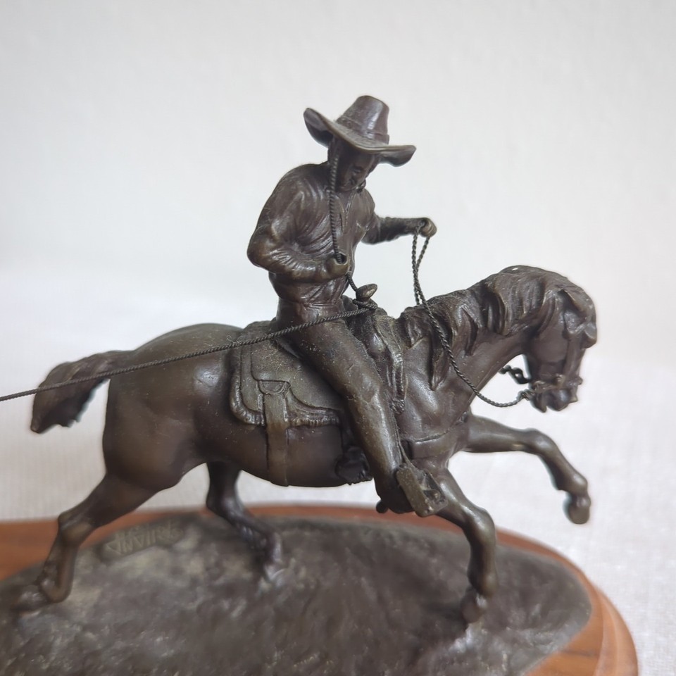 The header Healer Team Roping Bronze Don Poland l/Ed 350 WESTERN ART ...