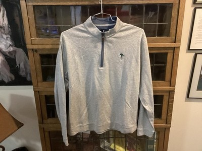 Old Elm CC Gray Johnnie-O L/S 1/4 Zip Performance Pullover SZ XL - Cool