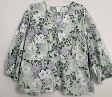 Liz Claiborne Floral Print Drawstring Hobo Shoulder Bag with Tassels — listing 5